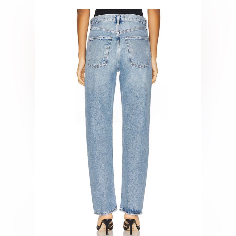 Agolde 90s Pinch Waist High Rise Straight Jeans in Harmonic - Picture 2 of 9